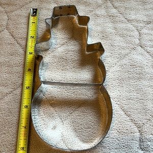 Snowman cookie cutter